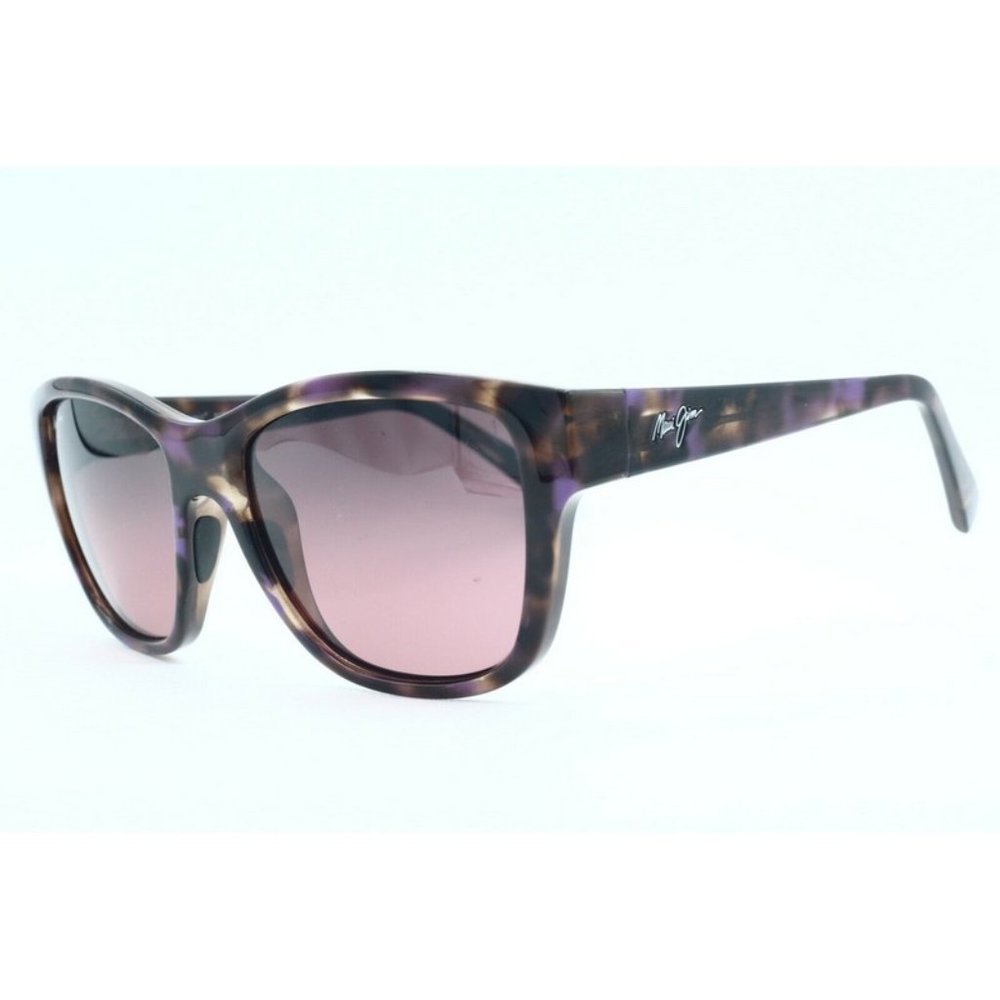 New Maui Jim Hanapaa MJ 538-13D Purple Tortoise Sunglasses Maui Rose Polarized